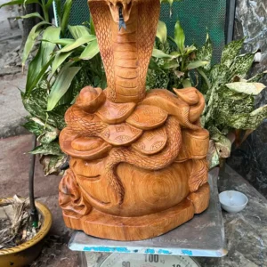 ran-go-ngoc-G6434-1 Tượng Rắn Gỗ Ngọc Am Thơm Nức Hàng Kỹ Nét Liền Khối G6434