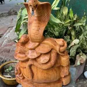 ran-go-ngoc-G6434-3 Tượng Rắn Gỗ Ngọc Am Thơm Nức Hàng Kỹ Nét Liền Khối G6434