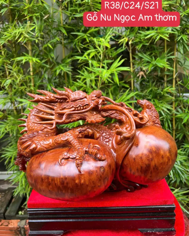 rong-nu-ngoc-G6254-1 Tượng Rồng Nu Ngọc Am Liền Khối Tặng Kèm Kỷ Như Hình G6254