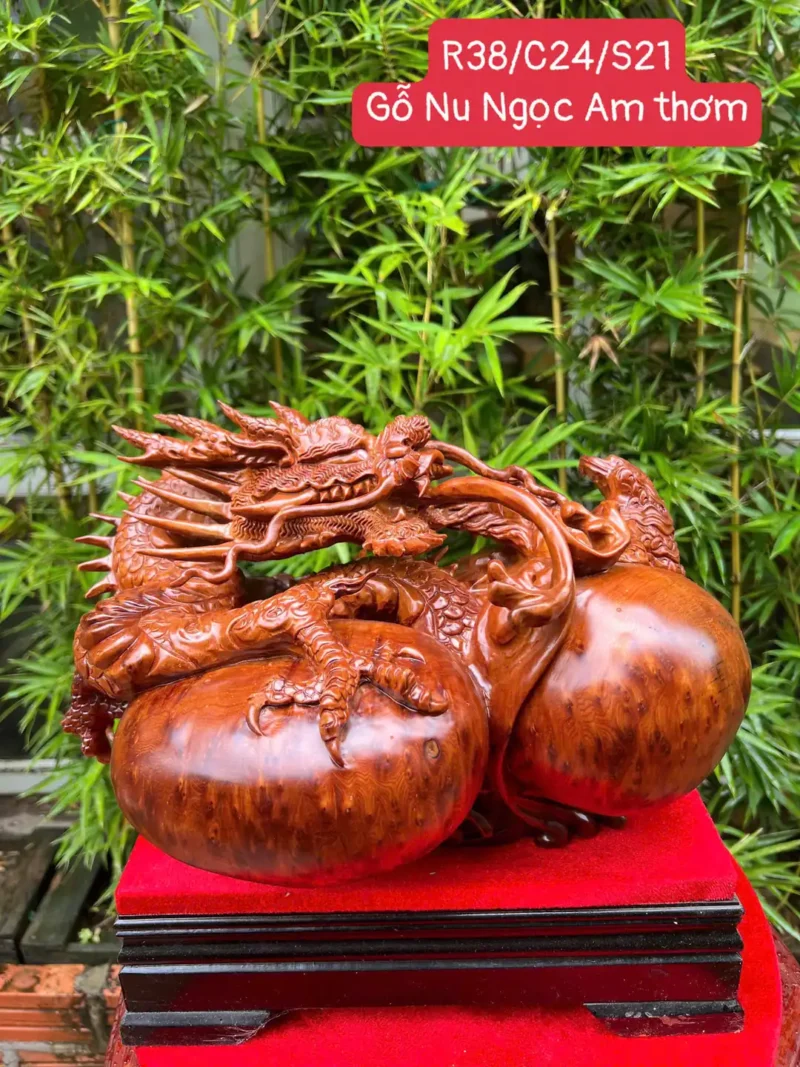 rong-nu-ngoc-G6254-1 Tượng Rồng Nu Ngọc Am Liền Khối Tặng Kèm Kỷ Như Hình G6254