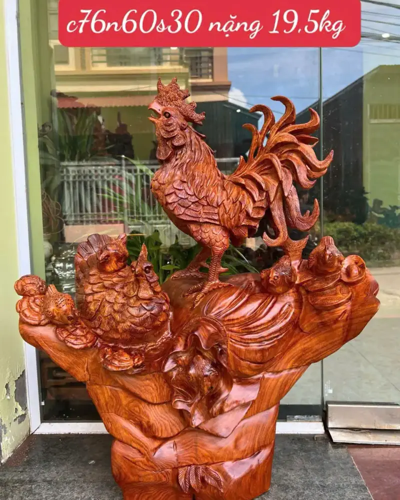 sale-gia-inh-G5783-1 Tượng Gia Đình Gà Hương Ta To Đẹp G5783