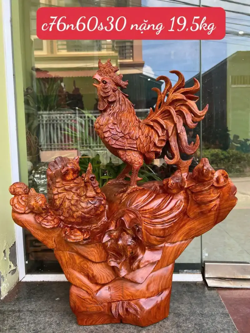sale-gia-inh-G5783-1 Tượng Gia Đình Gà Hương Ta To Đẹp G5783