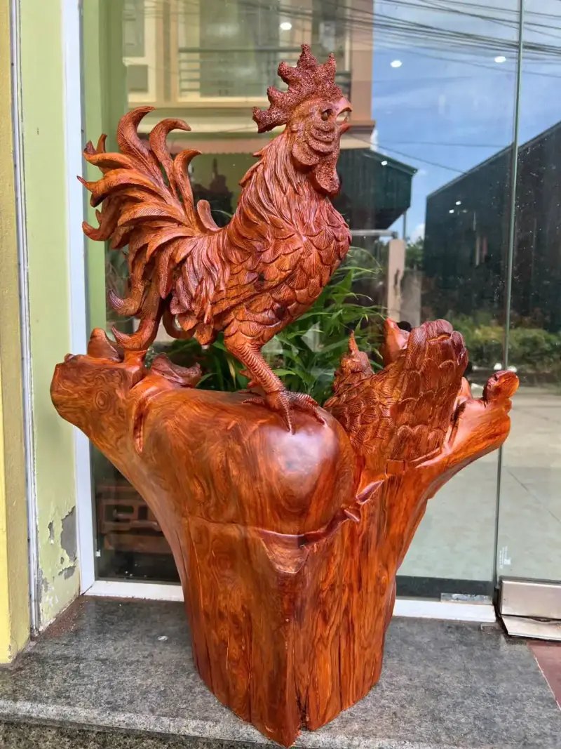 sale-gia-inh-G5783-2 Tượng Gia Đình Gà Hương Ta To Đẹp G5783
