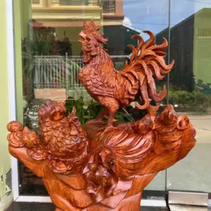 sale-gia-inh-G5783-3 Tượng Gia Đình Gà Hương Ta To Đẹp G5783