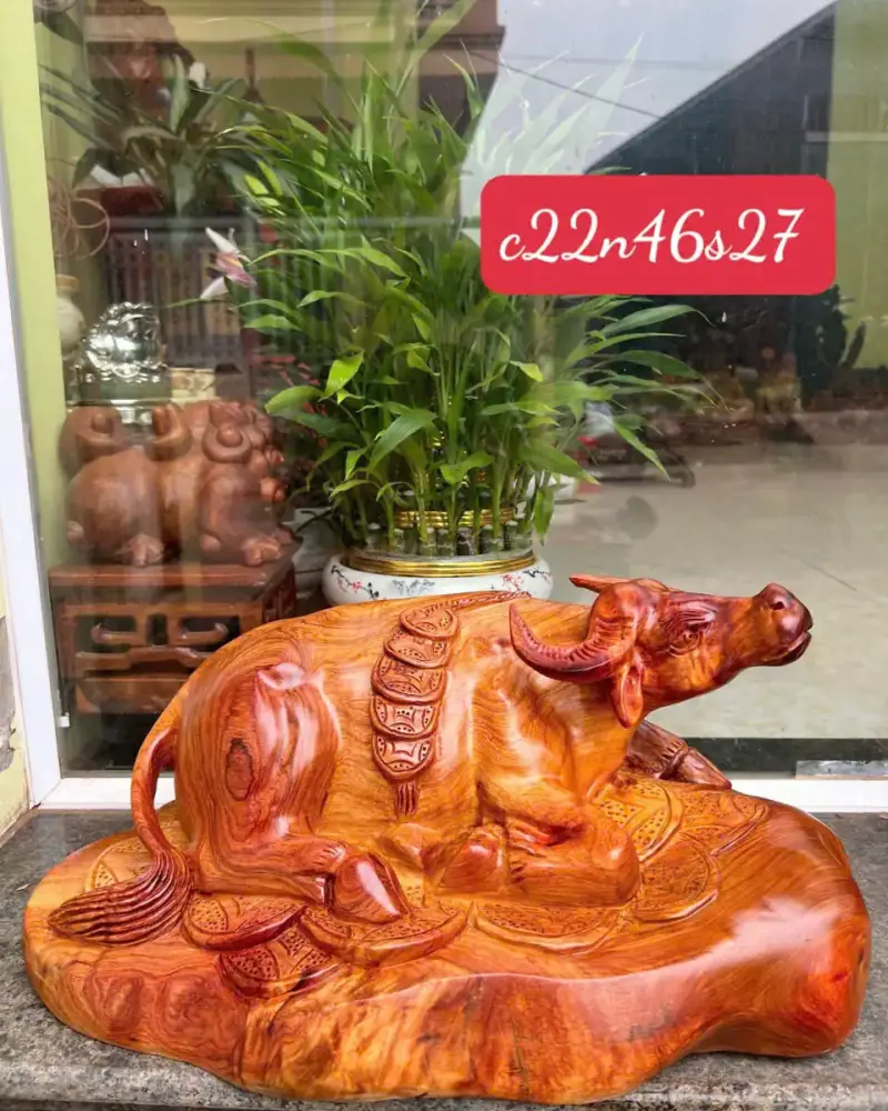 sale-trau-huong-G5635-1 Tượng Trâu Hương Ta To Đẹp Liền Khối G5635