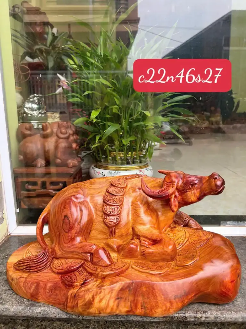 sale-trau-huong-G5635-1 Tượng Trâu Hương Ta To Đẹp Liền Khối G5635