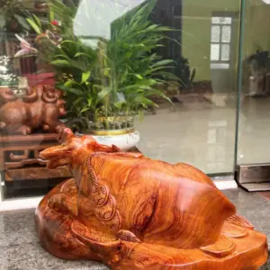 sale-trau-huong-G5635-2 Tượng Trâu Hương Ta To Đẹp Liền Khối G5635