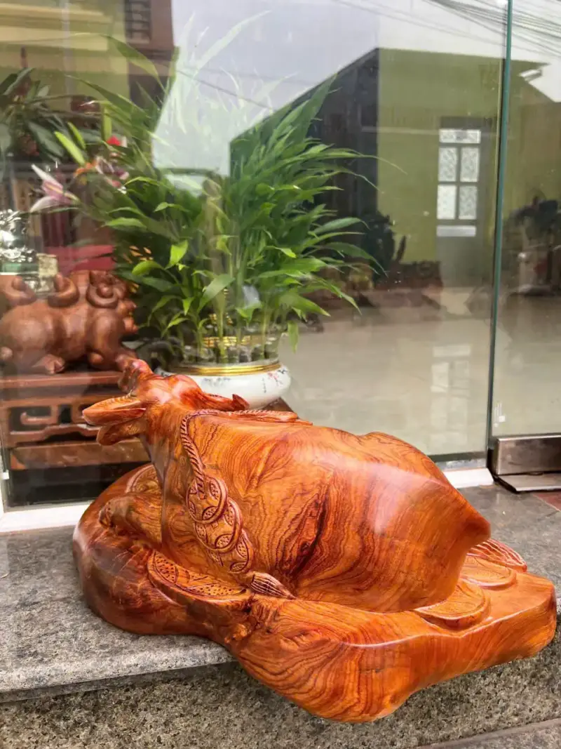 sale-trau-huong-G5635-2 Tượng Trâu Hương Ta To Đẹp Liền Khối G5635