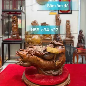 sam-chun-sun-G5349-1 Tượng Sâm Chun Sụn Hương Ta Ôm Đá Liền Khối G5349