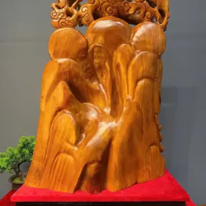 tam-a-phuc-loc-tho-go-huong-ta-G5439-5 Tượng Tam Đa Phúc Lộc Thọ Gỗ Hương Ta Liền Khối G5439