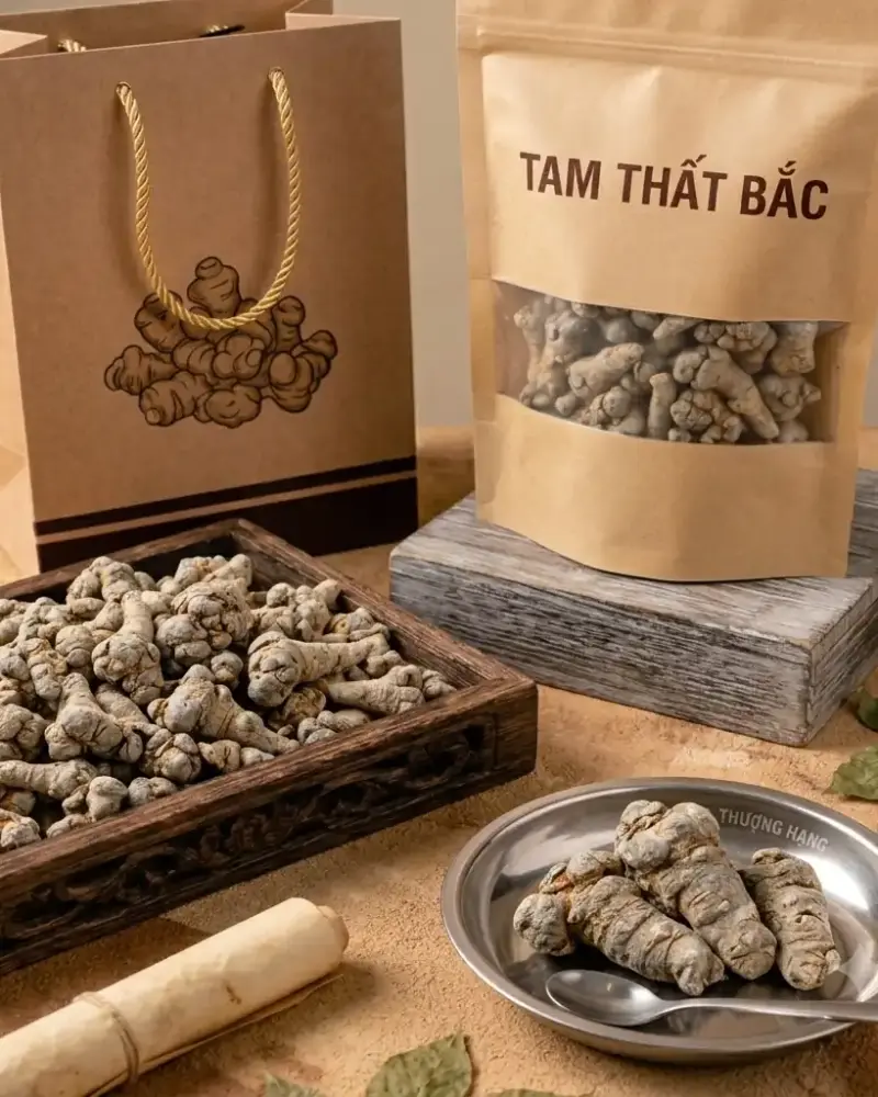 Củ Tam Thất Bắc Khô