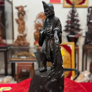 te-cong-go-trac-ep-G5534-2 Tượng Tế Công Gỗ Trắc Đẹp Vip Hàng Đẹp Liền Khối G5534