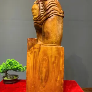 te-cong-hoa-thuong-go-huong-ta-G5450-5 Tượng Tế Công Hòa Thượng Gỗ Hương Ta Điểm Chun Sụn Liền Khối G5450
