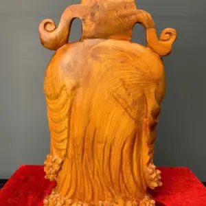 than-tai-go-huong-ta-G5787-4 Tượng Thần Tài Gỗ Hương Ta Liền Khối G5787