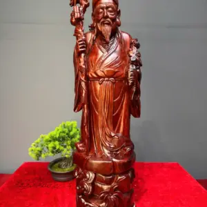 than-y-hoa-a-go-tu-an-G5445-1 Tượng Thần Y Hoa Đà Gỗ Tử Đàn Liền Khối G5445