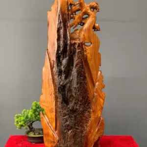 thanh-tam-bai-phat-go-huong-ta-G5442-5 Tượng Thành Tâm Bái Phật Gỗ Hương Ta Liền Khối G5442
