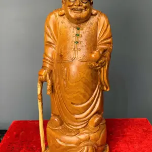 thuong-gia-tai-loc-go-huong-ta-G5786-1 Tượng Thương Gia Tài Lộc Gỗ Hương Ta Liền Khối G5786