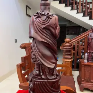Tượng Trần Quốc Tuấn Tử Đàn Liền Khối G5068