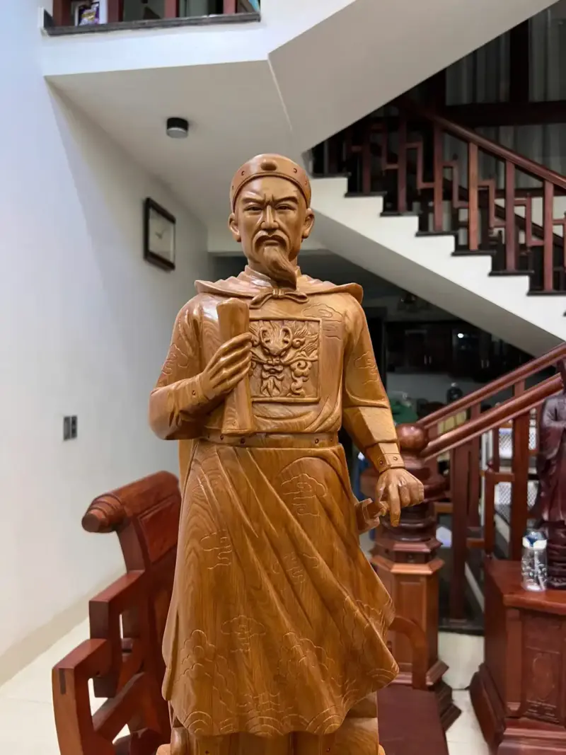 tran-quoc-tuan-G5538-3 Tượng Trần Quốc Tuấn Ngọc Am Liền Khối G5538