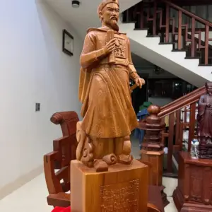 tran-quoc-tuan-G5538-4 Tượng Trần Quốc Tuấn Ngọc Am Liền Khối G5538