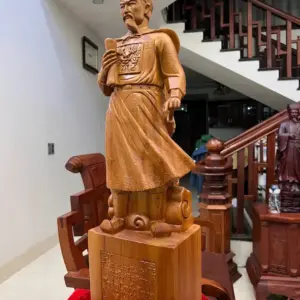 tran-quoc-tuan-G5538-5 Tượng Trần Quốc Tuấn Ngọc Am Liền Khối G5538