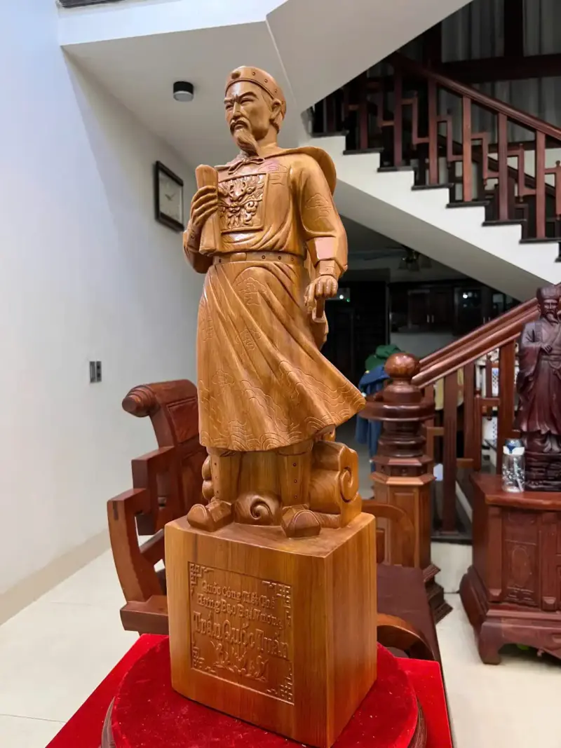 tran-quoc-tuan-G5538-5 Tượng Trần Quốc Tuấn Ngọc Am Liền Khối G5538