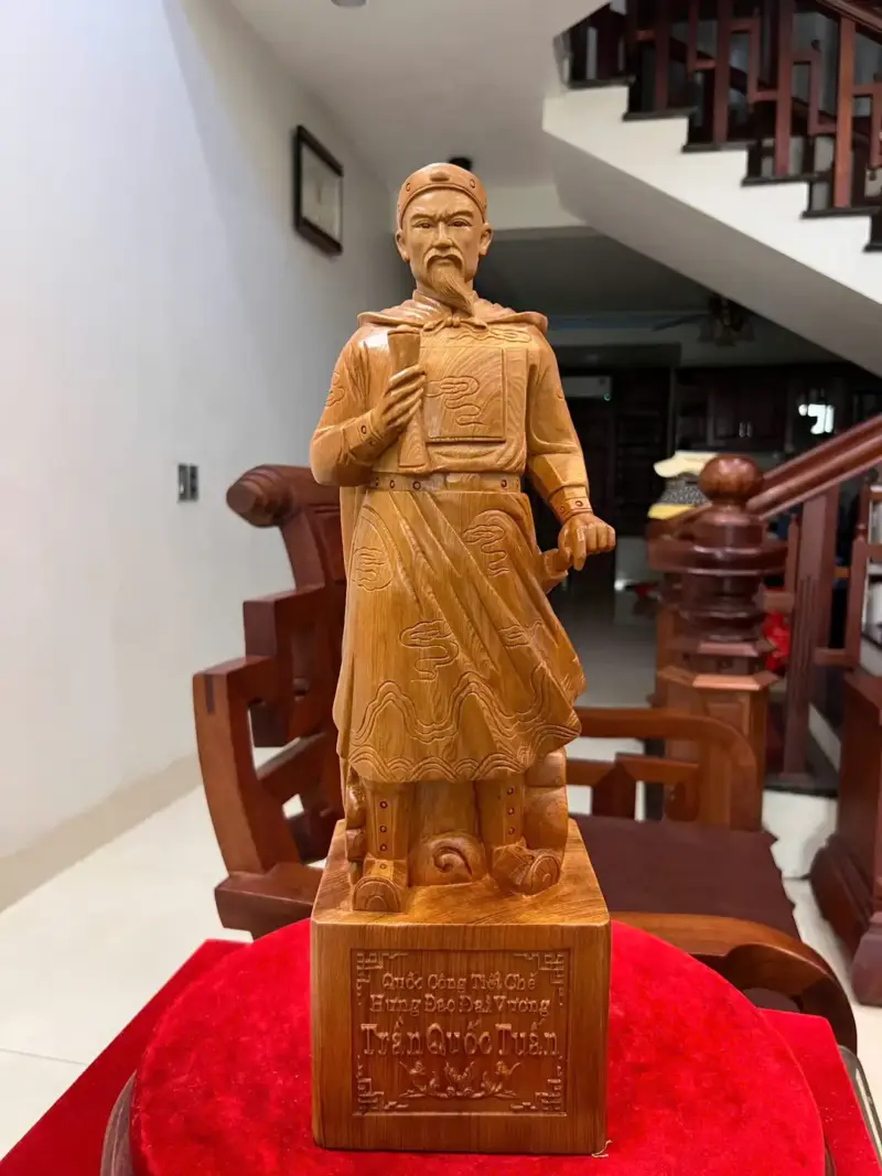 tran-quoc-tuan-G5569-2 Tượng Trần Quốc Tuấn Ngọc Am Liền Khối G5569