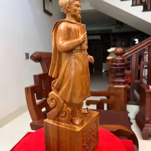 tran-quoc-tuan-G5569-5 Tượng Trần Quốc Tuấn Ngọc Am Liền Khối G5569