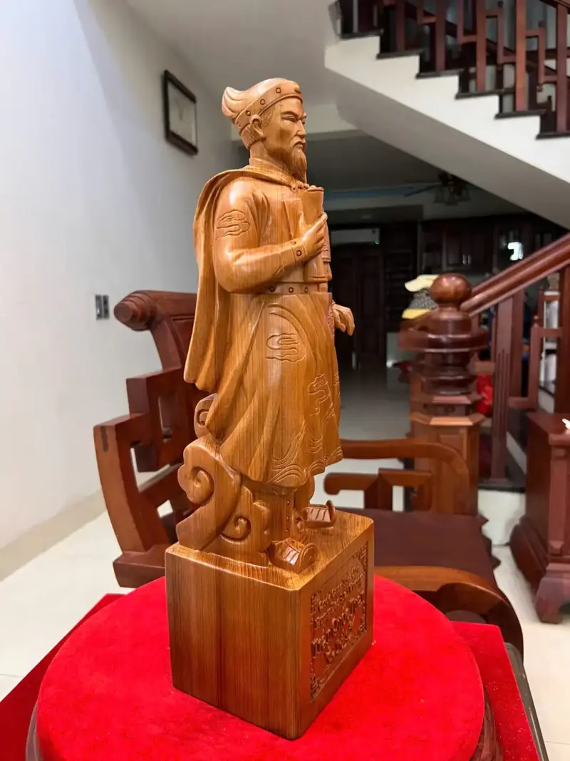 tran-quoc-tuan-G5569-5 Tượng Trần Quốc Tuấn Ngọc Am Liền Khối G5569