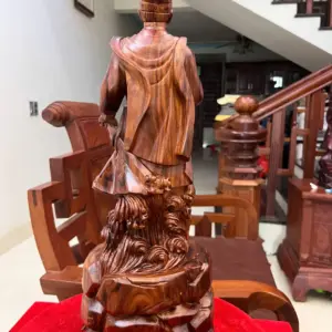 tran-quoc-tuan-G5570-6 Tượng Trần Quốc Tuấn Gỗ Sưa Liền Khối G5570