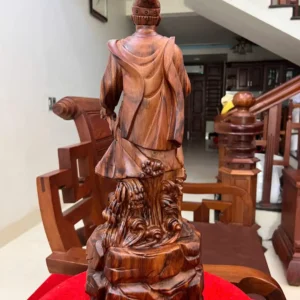 tran-quoc-tuan-G5919-6 Tượng Trần Quốc Tuấn Gỗ Sưa Vân Đẹp G5919