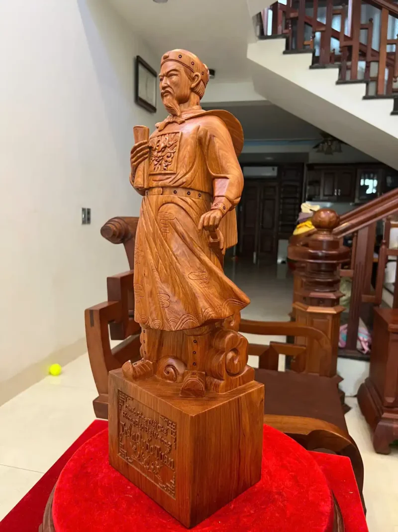 tran-quoc-tuan-G6039-3 Tượng Trần Quốc Tuấn Hương Đá Liền Khối G6039