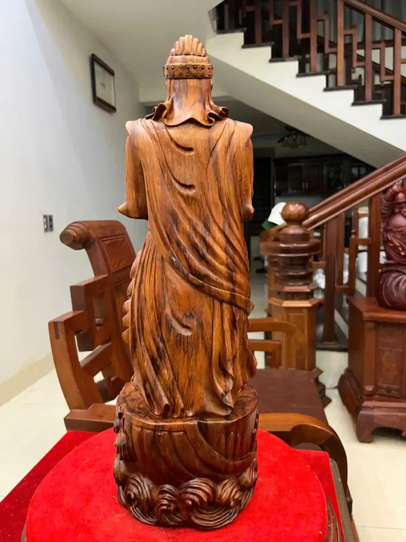 tran-quoc-tuan-G6213-6 Tượng Trần Quốc Tuấn Gỗ Sưa Bắc Liền Khối G6213