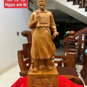tran-quoc-tuan-G6446-1 Tượng Trần Quốc Tuấn Ngọc Am Liền Khối G6446