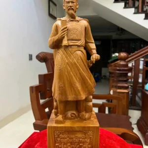 tran-quoc-tuan-G6446-2 Tượng Trần Quốc Tuấn Ngọc Am Liền Khối G6446