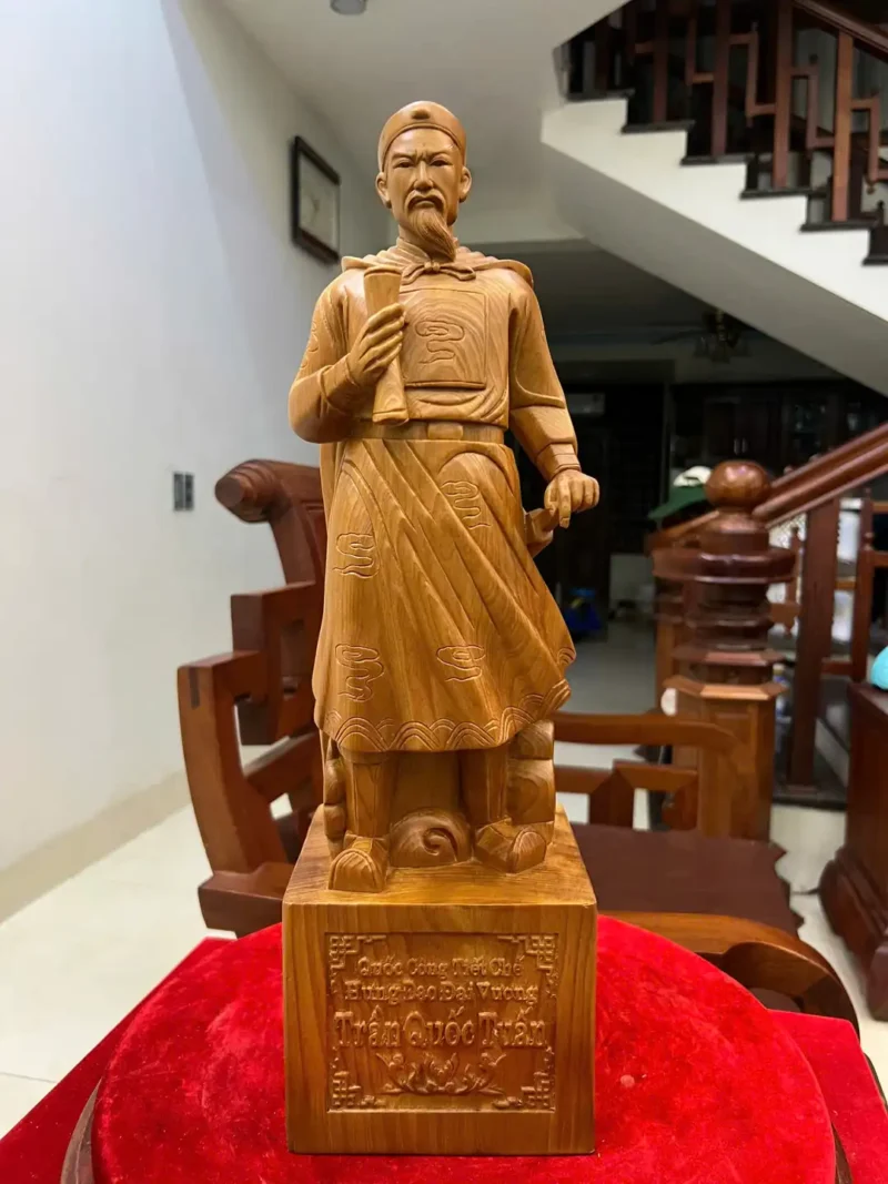 tran-quoc-tuan-G6446-2 Tượng Trần Quốc Tuấn Ngọc Am Liền Khối G6446