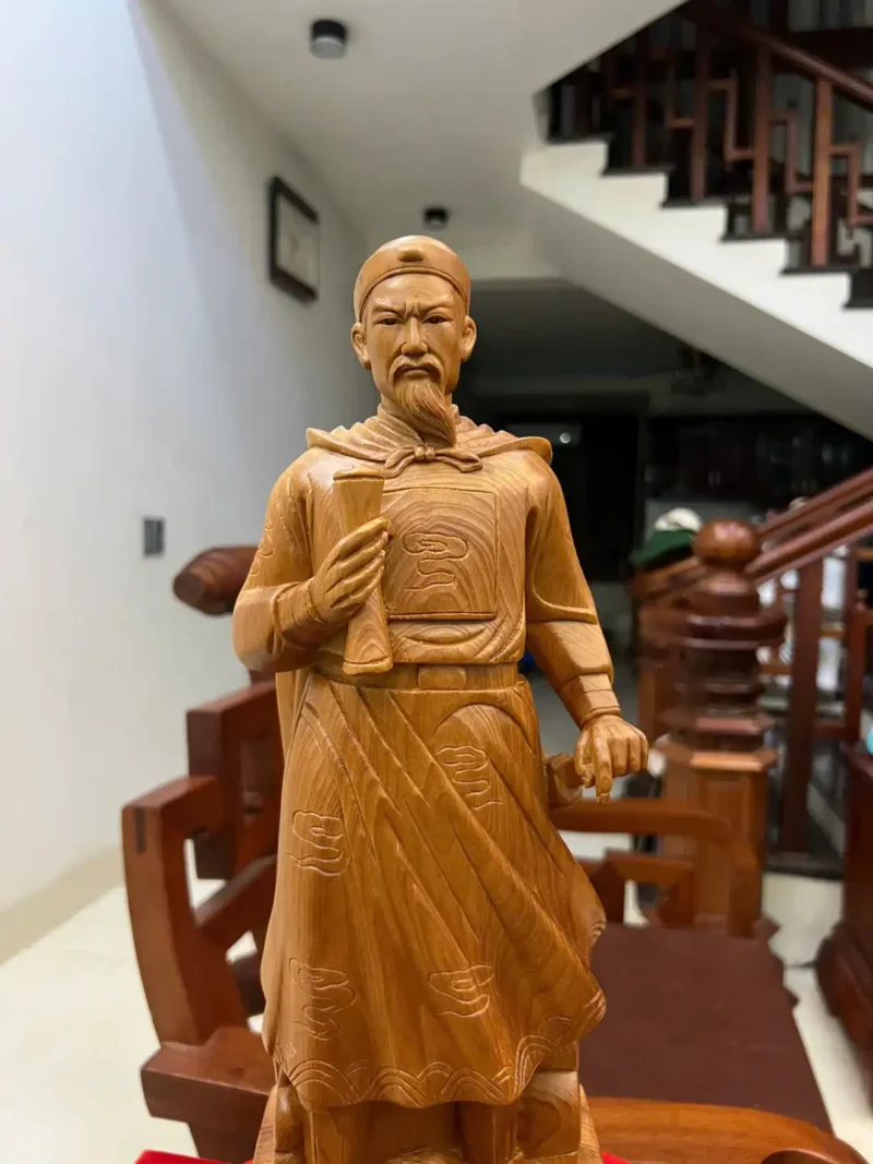 tran-quoc-tuan-G6446-3 Tượng Trần Quốc Tuấn Ngọc Am Liền Khối G6446