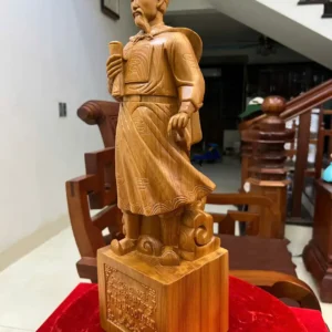 tran-quoc-tuan-G6446-6 Tượng Trần Quốc Tuấn Ngọc Am Liền Khối G6446