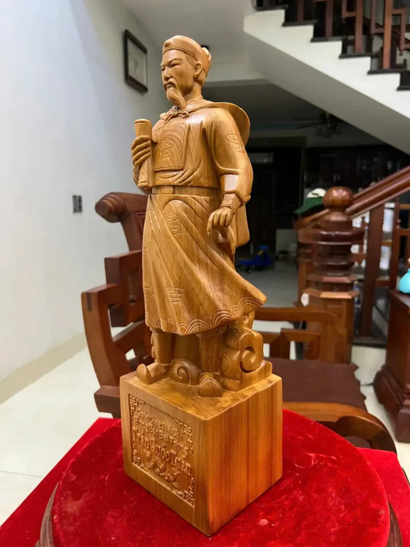 tran-quoc-tuan-G6446-6 Tượng Trần Quốc Tuấn Ngọc Am Liền Khối G6446