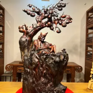 Tượng Tế Công Gỗ Trắc Cao 85cm