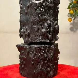Tượng Quan Công Gỗ Mun Cao 52cm